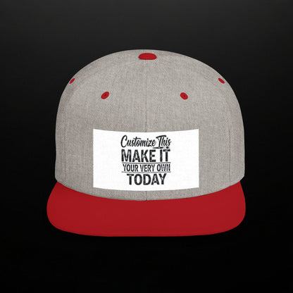 Customized Flat Bill Snapback