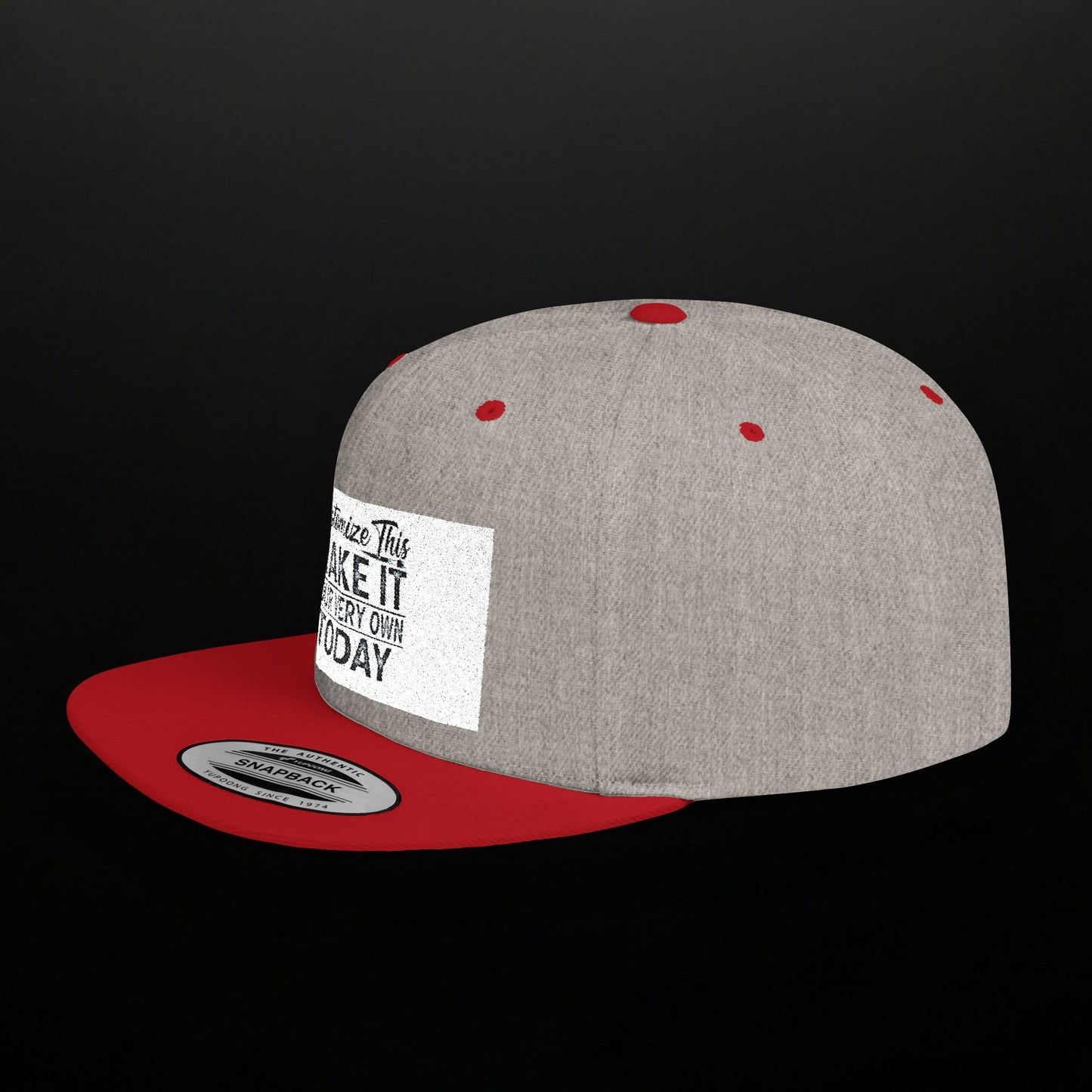 Customized Flat Bill Snapback