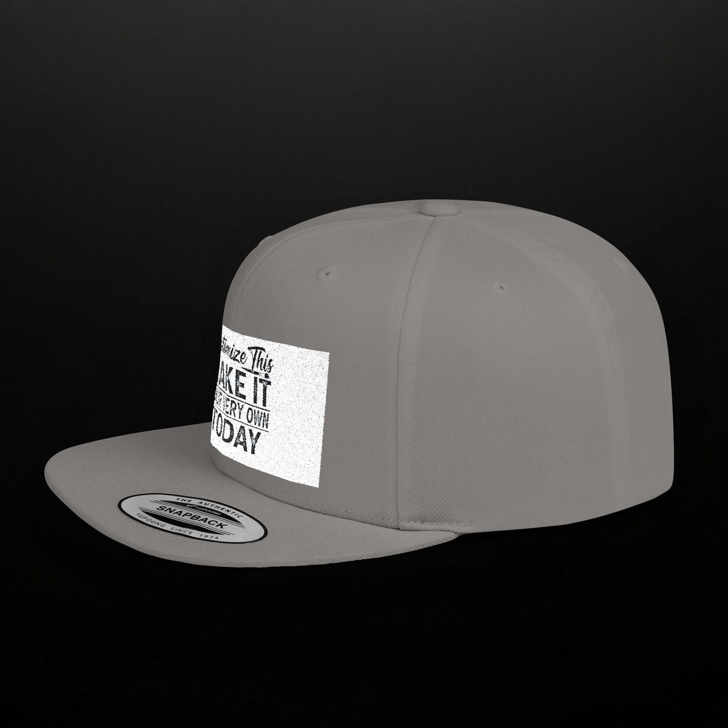 Customized Flat Bill Snapback