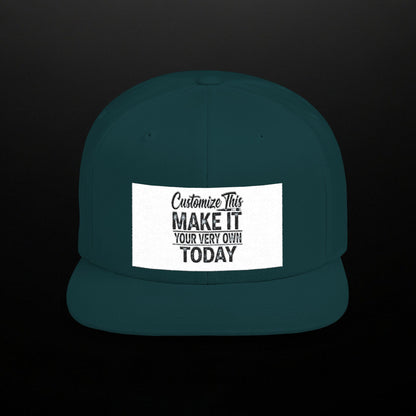 Customized Flat Bill Snapback