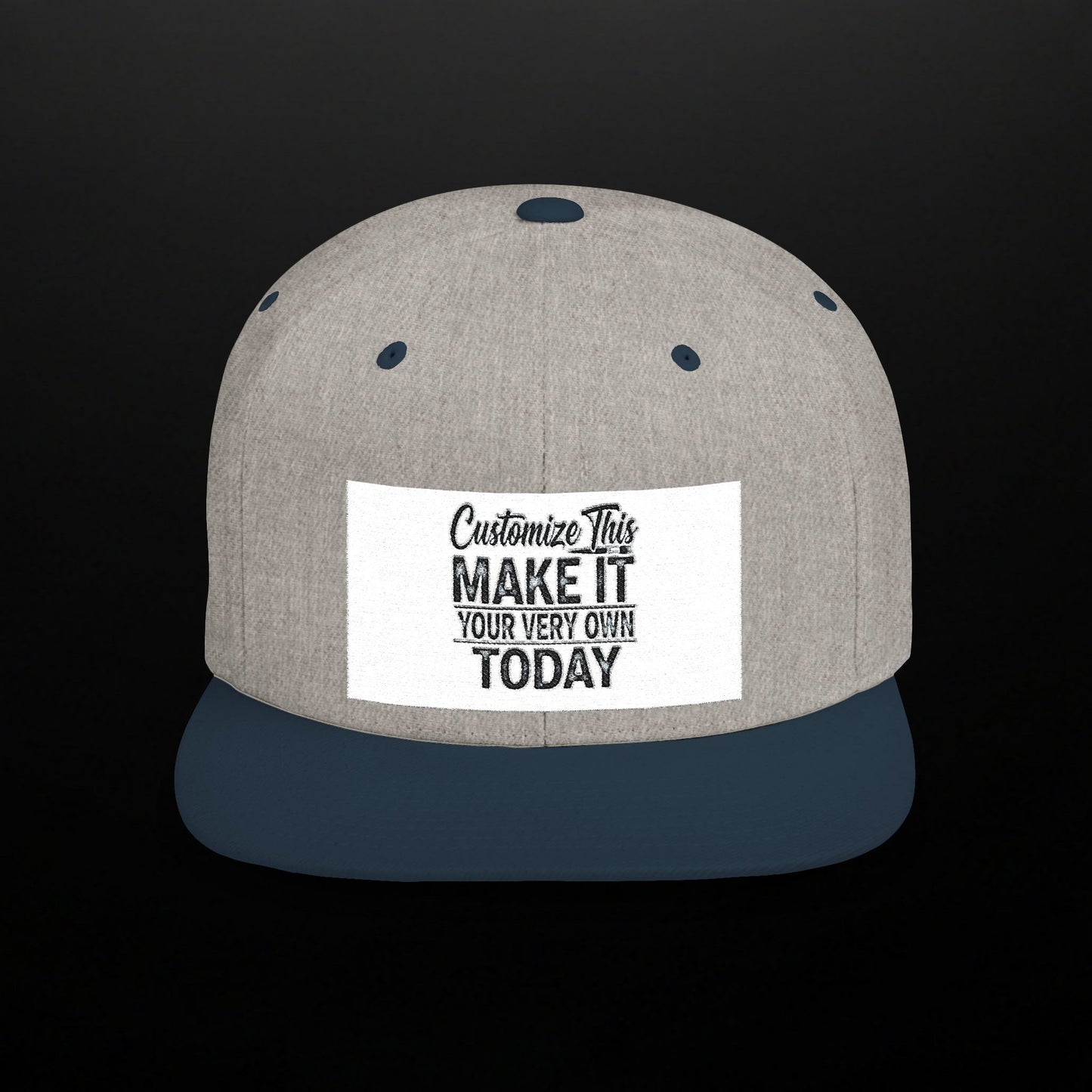 Customized Flat Bill Snapback