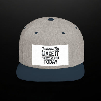 Customized Flat Bill Snapback